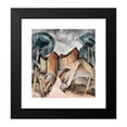 thumbnail image 2 of Romuald Kamil Witkowski 12x13 Black Modern Framed Museum Art Print Titled - Landscape (1917), 2 of 5