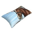 thumbnail image 3 of Kll Christmas Horse Pillow Covers Envelope Closure,Super Soft And Cozy Fuzzy Fleece Pillow Case Cover 14"X20", 3 of 9