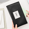 thumbnail image 3 of 5-Pack Bank Deposit Money Bags with Zipper, PU Bags Cash Wallet Pouches with Label, for , Cosmetics,Invoice,Bills,B, 3 of 7