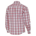 thumbnail image 3 of Men's Antigua Maroon Boston College Eagles Tending 2 Tri-Blend Long Sleeve Button-Down Shirt, 3 of 3
