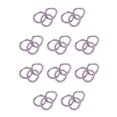 thumbnail image 3 of Bandas de goma Qarigey 3 uds. para el pelo diademas para mujer color caramelo Púrpura claro, 3 of 6