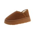 thumbnail image 1 of Zapatos cálidos de algodón con forro peludo Pallene para mujer, zapatos de plataforma de felpa antideslizantes a la moda para exteriores de invierno, cómodas zapatillas de algodón para el hogar, 1 of 4