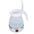 thumbnail image 2 of Hervidor eléctrico plegable de 0,6l, caldera de agua plegable de 600W, Hervidor eléctrico de silicona portátil para viajes, Camping, enchufe europeo de 220V, 2 of 10