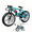 180pieces-blue, variant on Motorcycle Building Set, Mountain Bike Building Blocks Set for Adults Home Decor & Kids 8-12 Gifts-212Pieces