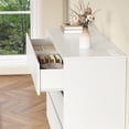 thumbnail image 6 of May in Color 6 Drawer Dresser with Charging Station for Bedroom, White, 6 of 10