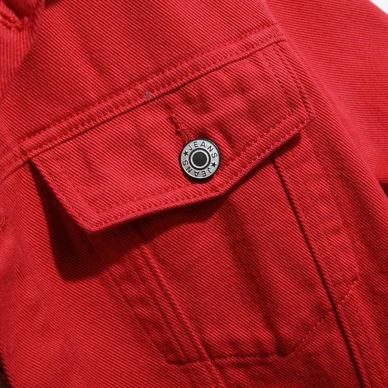 Patchwork baggy hotsell trucker jacket