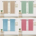 thumbnail image 6 of Room Darkening Blackout Window Curtains with Grommets,1 Panel 42*63" Thermal Insulated Grommet Blackout Curtains Short Drapes for Living Room Bedroom,Green, 6 of 7