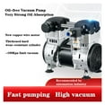 thumbnail image 3 of Oil Free Vacuum Pump Small Industrial Air Extraction Pump Test Room Suction Filtration Silent Negative Pressure Pump ,Easy to Operate, 3 of 5