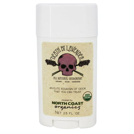North Coast Organics - All Natural Deodorant Death by Lavender - 2.5