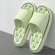 thumbnail image 2 of Zapatillas de casa de baño con plataforma gruesa para mujer, chanclas antideslizantes de verano 2024 con suela suave a la moda, tobogán de interior EVA, 2 of 6