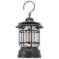 thumbnail image 2 of Portable LED Camping Lantern with Retro Hanging COB Emergency Light, Battery Powered, ABS Material, 360 Omnidirectional Beam, Hangable Hook Design for Outdoor Travel and Camping, 2 of 8
