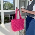 thumbnail image 4 of LinYooLi Quilted Tote Bag for Women Puffer Shoulder Bag Puffy Padding Quilted Bag Trendy Lightweight Hobo Handbag, 4 of 6