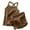 R30-Brown, variant on RMGVDSD Baby Girl Clothes Toddler Summer Outfits Sleeveless Ribbed Suspender Tank Tops Shorts Set Cute Baby Home Sleepwear Classic Versatile Wear