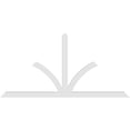 thumbnail image 4 of 96"W x 48"H x 2"D x 4"F, 12/12 Pitch, Richland Architectural Grade PVC Gable Bracket, 4 of 9