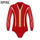 thumbnail image 2 of Traje de baile latino Samba de salón para hombre, Body con diamantes de imitación brillantes, cuello en V, malla transparente, Ropa de baile de Tango y Rumba de manga larga, 2 of 5