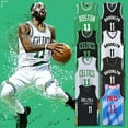 thumbnail image 4 of ZHAOCHENG Conjunto de camiseta de baloncesto Kobe Bryant n.° 24, uniforme de los Lakers para niños y adultos, color negro, talla YZ X-AYST 24 (130-140 cm), 4 of 4