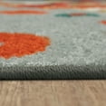 thumbnail image 5 of Mohawk Home Strata Tossed Floral Multi Printed Area Rug, 5'x8', Grey & Orange, 5 of 7