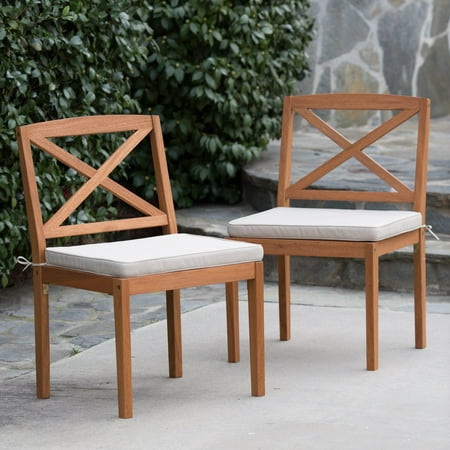 Belham Living Brighton Dining Chair Set of 2 with Cushion -