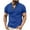 Blue, variant on WAENQINLA Henley Shirts for Men 2025 Casual Comfortable Short Sleeve T Shirts Slim Fit Quarter Button Turndown Collar Tops