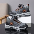 thumbnail image 5 of Kids Leather Outdoor Non-Slip Sneakers Boys Girls Unisex-Child Comfortable Athletic Running Walking Shoes Children Climbing Hiking Shoes, 5 of 12