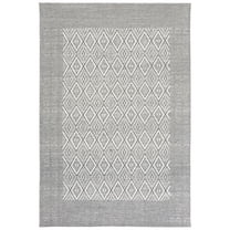 SAFAVIEH Vermont Wendy Trellis Area Rug, Ivory/Black, 3' x 5'