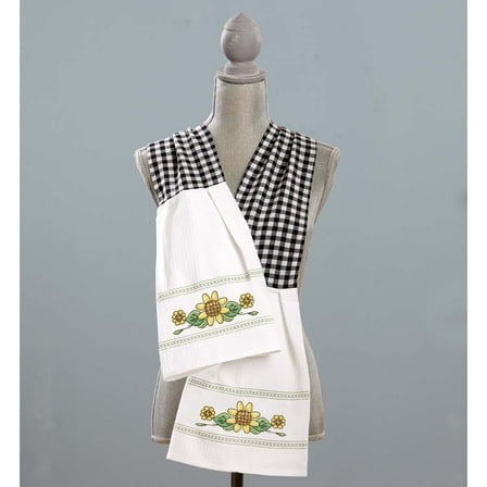 Herrschners® Sunflower Fields Kitchen Scarf Stamped Cross-Stitch Kit