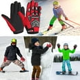 thumbnail image 4 of Thinsony Breathable And Anti-slip Winter Gloves For Motorcyclists Stay Comfortable And In Control All Winter red 5Set, 4 of 6
