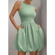 thumbnail image 4 of Vestido de verano PRETTYGARDEN 2025 casual sin mangas sin mangas verde, 4 of 9