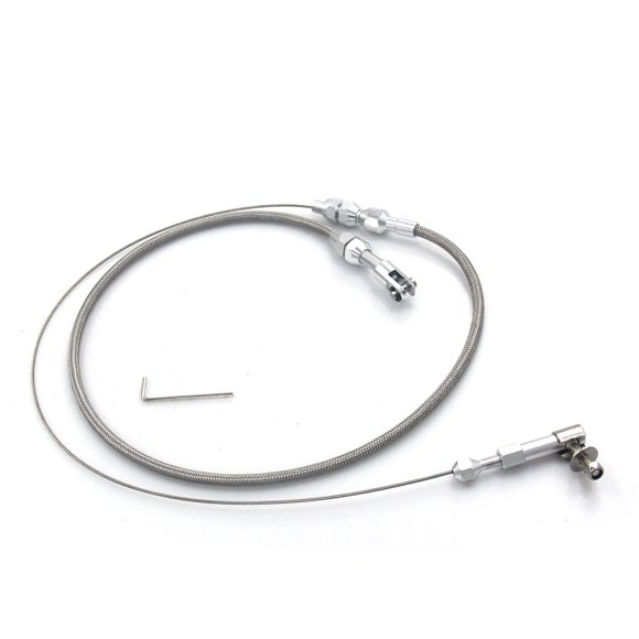 Amdohai 24inch Braided Throttle Cable Kits Can be Cut to Fit any Application