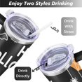 thumbnail image 5 of Halloween Pumpkin 40 oz Tumbler with Handle Double Wall Travel Mug Decorative Tumbler for Spring Summer Birthday Christmas, 5 of 7