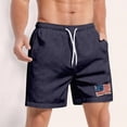 thumbnail image 6 of OHGOD Casual Shorts, Men Stretch Shorts, Relaxed Fit Cargo Shorts for Men, 1 * Man Shorts - Navy - 2XL, 6 of 6