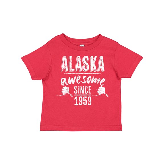 Inktastic Alaska Awesome Since 1959 Boys or Girls Toddler T-Shirt