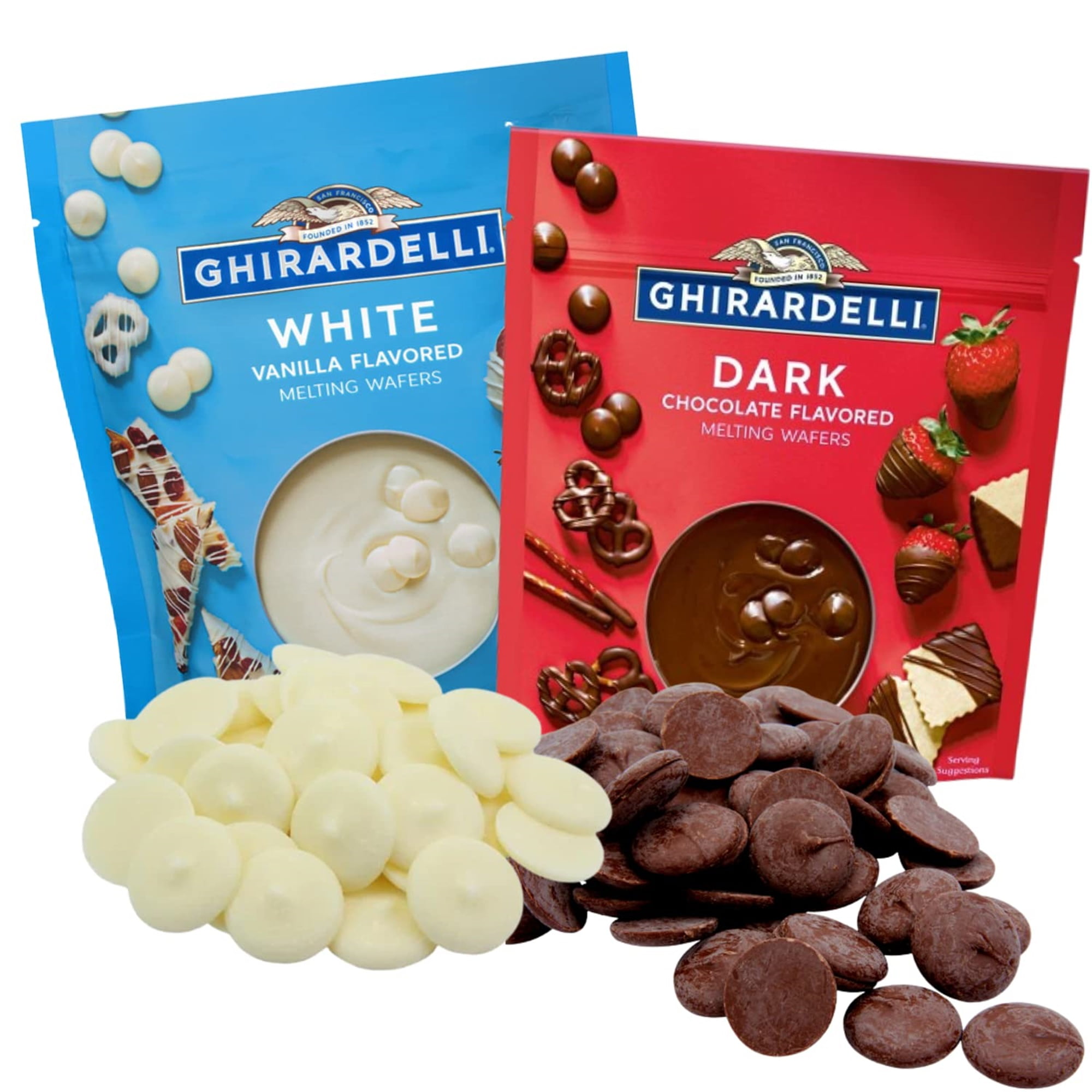 Melting Chocolate Wafers for Baking, Flavored Meltable Wafer Candy