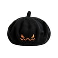 thumbnail image 6 of HAYIMI Cozy Autumn Orange Knit Cap For Kids Pumpkin With Cute Theme Halloween Pumpkin Winter Hat For Children, 6 of 6