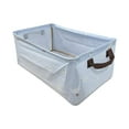 thumbnail image 1 of Caja de contenedores de tela organizadora de armario, contenedores de almacenamiento de ropa, contenedores de almacenamiento plegables para el hogar azul, 1 of 9