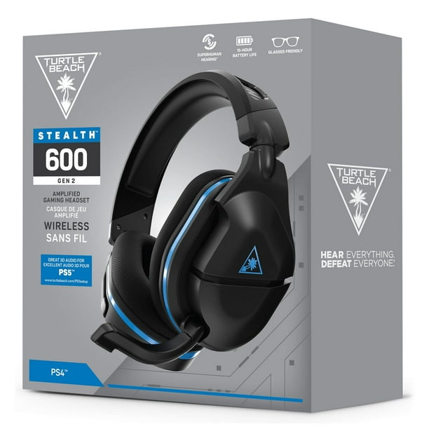 Turtle Beach Stealth 600 Gen 2 Wireless Gaming Headset for PS5 PS4 BLACK Walmart