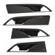 thumbnail image 1 of 4 Uds Pegatinas para Marco de Cuenco de Manija de Puerta Interior Ticfox Estilo Fibra de Carbono para ID.6X, 1 of 14