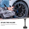 thumbnail image 5 of Hitch Tire Carrier Tire Mount for Tracks Spare Tire Holder Black 18.20X8.00X2.00CM, 5 of 6