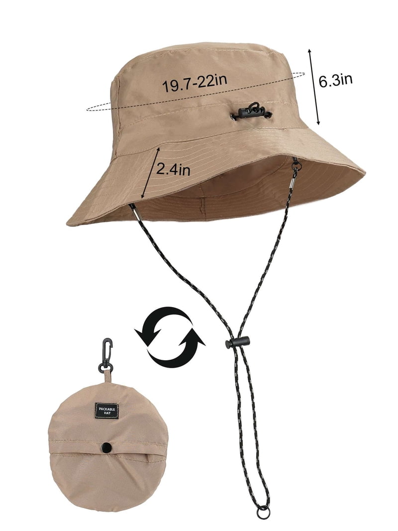 Luxtrada Quick Dry Waterproof Packable Bucket Hat for Women 