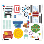 Magna-Tiles 28-Piece House Set – The Original, Award-Winning Magnetic Building Tiles – Creativity and Educational – STEM Approved