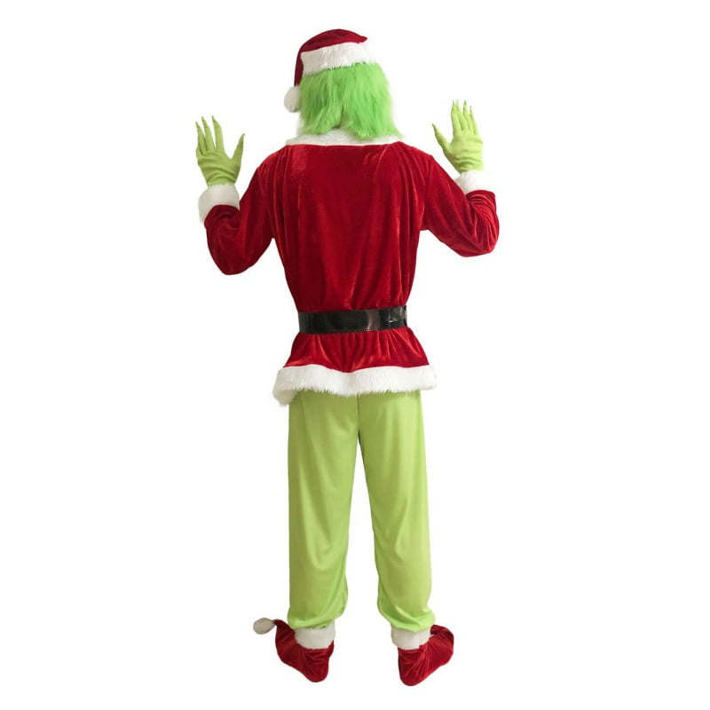 Christmas Deluxe Furry Adult Santa Suit 