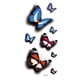 thumbnail image 1 of Pegatinas de tatuaje, tatuaje temporal para hombres, mujeres y adultos, pegatinas de rosas, pegatinas con impresión a color, pegatinas de tatuaje, 1 of 3