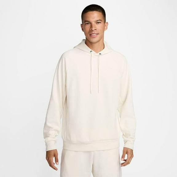 Men's Primary Dri-FIT UV Pullover Versatile Hoodie (White, XXL)