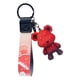 thumbnail image 3 of Llavero de oso degradado, llavero de oso de dibujos animados, colgante de bolso de animal lindo para hombres, mujeres, niños y niñas, rojo, 3 of 5