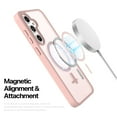 thumbnail image 5 of Galaxy S24 FE 5G Case,Magnetic Phone Case with MagSafe for Samsung Galaxy S24 FE 6.7",Takfox [Frosted] Shockproof Case Matte Hard Plastic & Silicone Rubber Full Body Bumper Protection Cover,Pink, 5 of 9