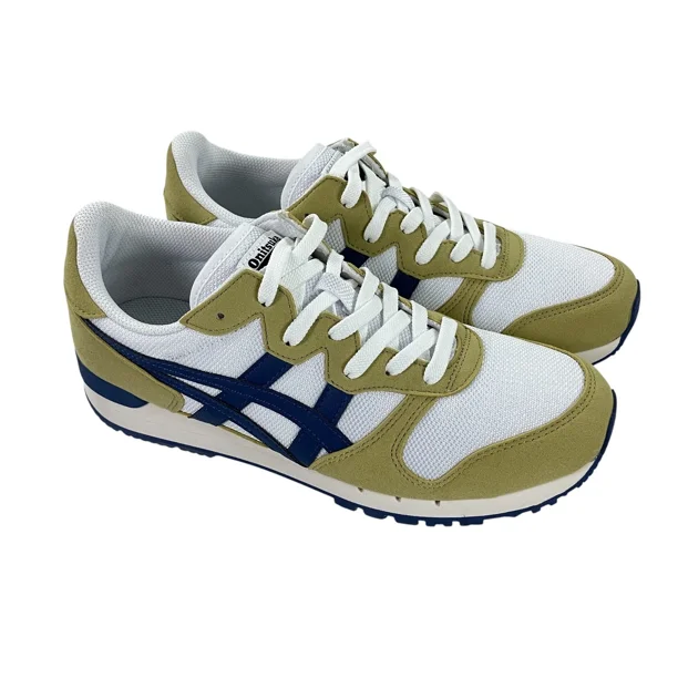 Onitsuka Tiger Alvarado Sneakers Mens Size 8 Womens 9.5 White/Frozen Blueberry