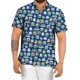 thumbnail image 1 of Camisas s Para Hombre Manga Larga Camisas de verano para hombre Botón de playa Casual Floral Primavera Casual Abajo Camisas de manga tropical para hombres (Blue, 3XL), 1 of 6