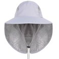 thumbnail image 1 of Sombrero de pescador de ala ancha con protección solar Sombrero de pescador de ala ancha (gris), 1 of 3