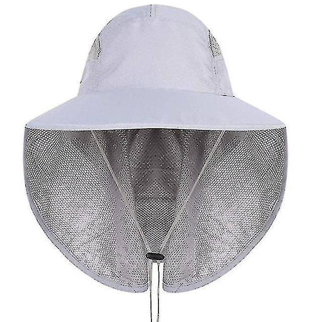 Sombrero de pescador de ala ancha con protección solar Sombrero de pescador de ala ancha (gris)