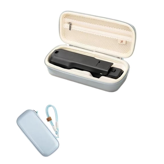 Carrying Case for insta360 Luna Ultra, PU Storage Box Handbag with Wrist Strap and mesh pocket